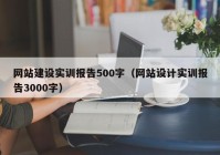 网站建设实训报告500字（网站设计实训报告3000字）